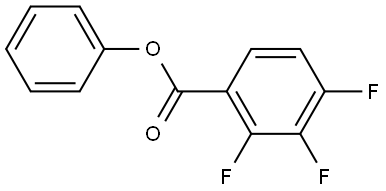 Phenyl 2,3,4-trifluorobenzoate Structure