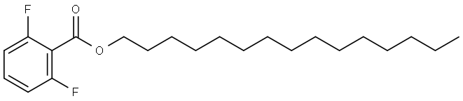 pentadecyl 2,6-difluorobenzoate Structure