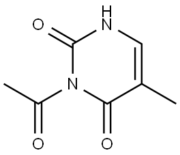 3-acetylthymine Structure