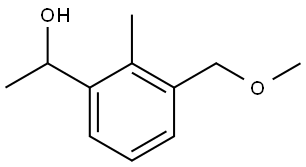 1-(3-(methoxymethyl)-2-methylphenyl)ethanol Structure