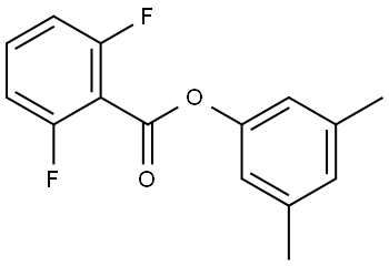 3,5-dimethylphenyl 2,6-difluorobenzoate Structure