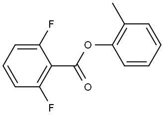 o-tolyl 2,6-difluorobenzoate Structure