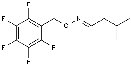 Isovaleraldehyde-PFBOA derivative in acetonitrile Structure