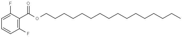 hexadecyl 2,6-difluorobenzoate Structure