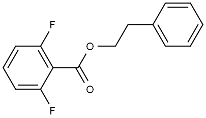 phenethyl 2,6-difluorobenzoate Structure