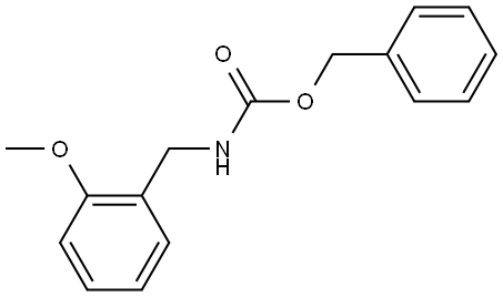 Carbamic acid, N-[(2-methoxyphenyl)methyl]-, phenylmethyl ester Structure