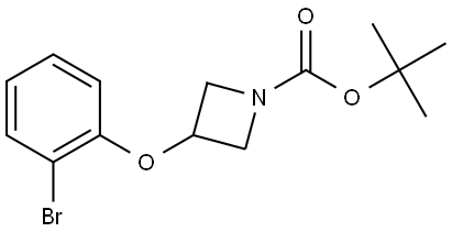 tert-butyl 3-(2-bromophenoxy)azetidine-1-carboxylate Structure