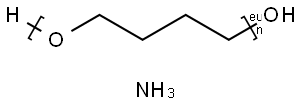 Poly(oxy-1,4-butanediyl), alpha-hydro-omega-hydroxy-, polymer with ammonia Structure