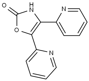 4,5-DI(2-PYRIDINYL)-1,3-OXAZOL-2(3H)-ONE Structure