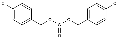 Benzenemethanol, 4-chloro-, 1,1'-sulfite Structure