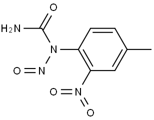 1-(4-methyl-2-nitrophenyl)-1-nitrosourea Structure