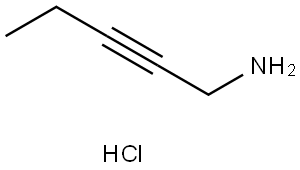 pent-2-yn-1-amine hydrochloride Structure