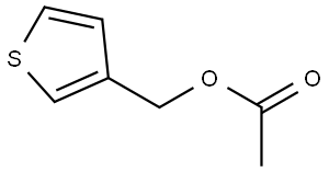 3-Thiophenemethanol, 3-acetate Structure