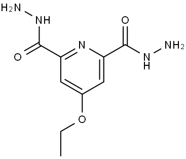 4-Ethoxy-2,6-pyridinedicarboxylic acid 2,6-dihydrazide Structure