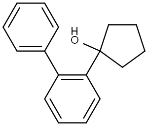 1-([1,1'-biphenyl]-2-yl)cyclopentanol Structure