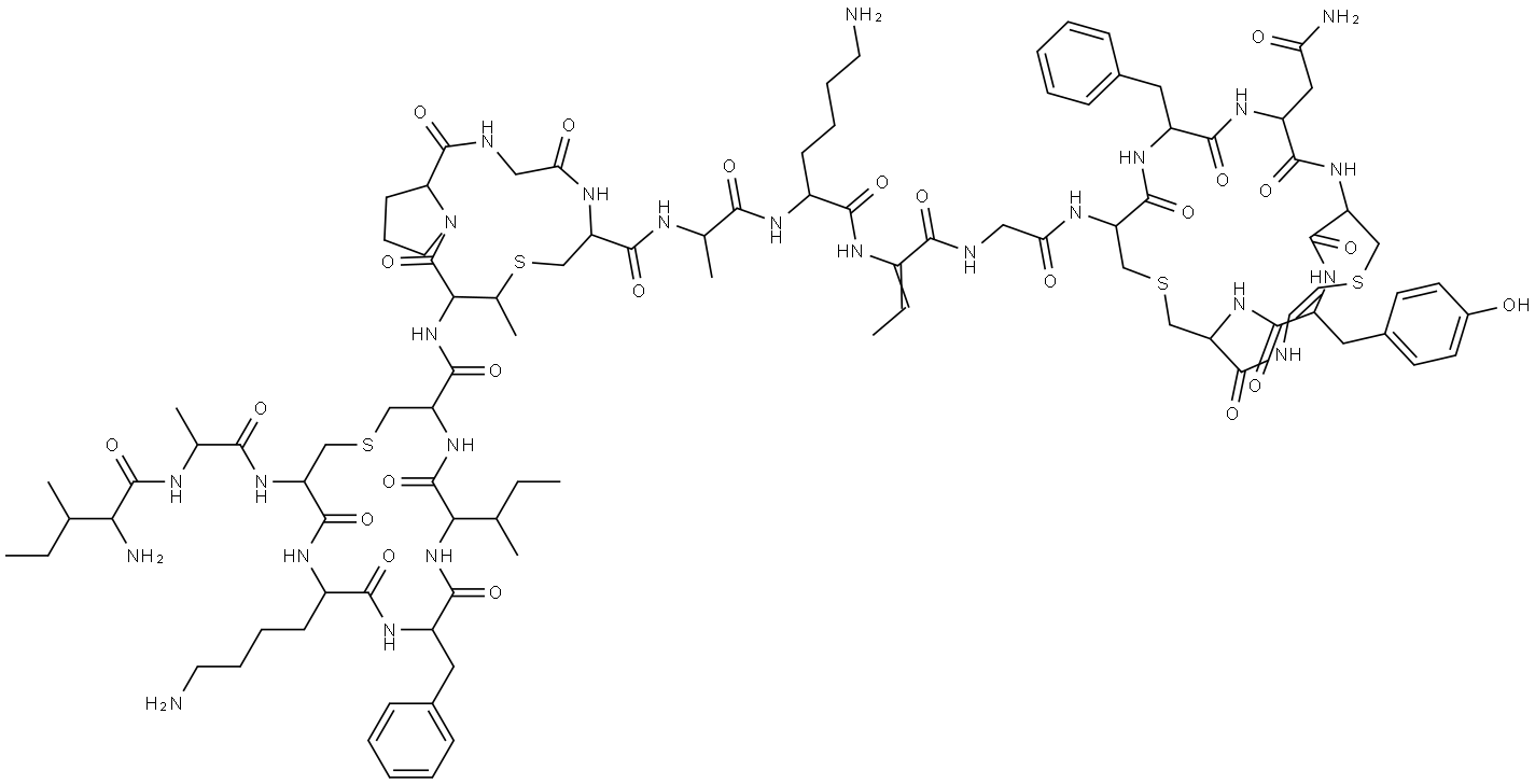 epidermin Structure