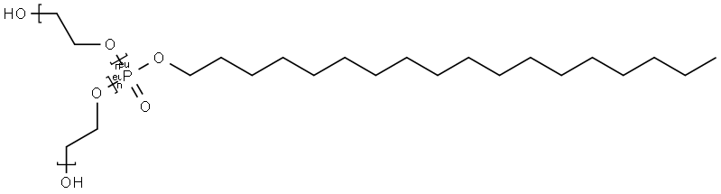 2-ethanediyl), .alpha.,.alpha.'-[(octadecyloxy)phosphinylidene]bis[.omega.-hydroxy-Poly(oxy-1 Structure