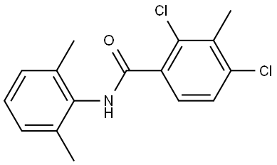 2,4-Dichloro-N-(2,6-dimethylphenyl)-3-methylbenzamide Structure