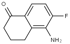 5-Amino-6-fluoro-3,4-dihydronaphthalen-1(2H)-one Structure