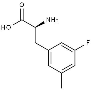 3-Fluoro-5-methyl-L-phenylalanine Structure