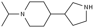 Piperidine, 1-(1-methylethyl)-4-(3-pyrrolidinyl)- Structure