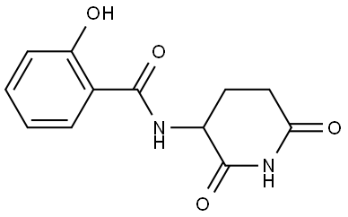 N-(2,6-Dioxopiperidin-3-yl)-2-hydroxybenzamide Structure