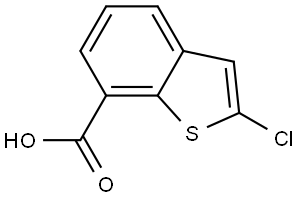 2-Chlorobenzo[b]thiophene-7-carboxylic acid Structure