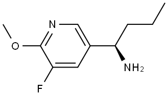 (αR)-5-Fluoro-6-methoxy-α-propyl-3-pyridinemethanamine Structure