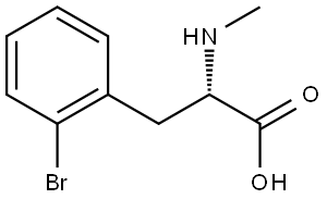 N-Methyl-2-bromo-L-phenylalanine Structure