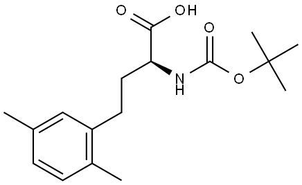N-Boc-2,5-dimethyl-L-homophenylalanine Structure