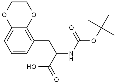 a-(Boc-amino)-2,3-dihydro-1,4-benzodioxin-5-propanoic acid Structure
