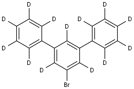 1,1′:3′,1′′-Terphenyl-2,2′,2′′,3,3′′,4,4′,4′′,5,5′′,6,6′,6′′-d13, 5′-bromo- Structure