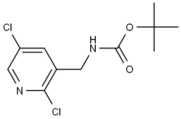 tert-butyl ((2,5-dichloropyridin-3-yl)methyl)carbamate Structure
