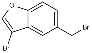 3-Bromo-5-(bromomethyl)benzofuran Structure