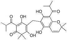 4-[[5,7-dihydroxy-2,2-dimethyl-8-(2-methylpropanoyl)chromen-6-yl]methy l]-3,5-dihydroxy-6,6-dimethyl-2-(2-methylpropanoyl)cyclohexa-2,4-dien- 1-one Structure