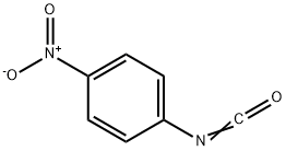 4-Nitrophenyl isocyanate 구조식 이미지