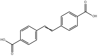 4,4'-Stilbenedicarboxylic acid 구조식 이미지