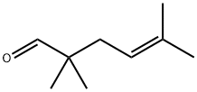 2,2,5-trimethylhex-4-enal Structure