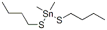 Dimethyldi(butylthio) tin(IV) Structure