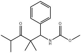 Methyl (2,2,4-triMethyl-3-oxo-1-phenylpentyl)carbaMate Structure