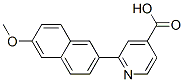 2-(6-메톡시나프탈렌-2-일)-이소니코틴산 구조식 이미지