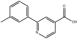 2-(3-Methylphenyl)isonicotinic acid Structure