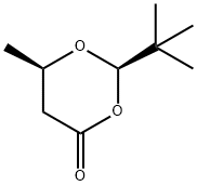 (2R,6R)-2-TERT-BUTYL-6-METHYL-1,3-DIOXAN-4-ONE 구조식 이미지