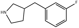 3-(3-플루오로벤질)피롤리딘 구조식 이미지
