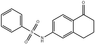 N-(5-oxo-5,6,7,8-tetrahydronaphthalen-2-yl)benzenesulfonaMide Structure