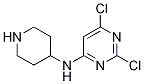 2,6-dichloro-N-(piperidin-4-yl)pyriMidin-4-aMine Structure