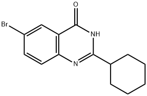 6-BroMo-2-cyclohexylquinazolin-4(3H)-one 구조식 이미지