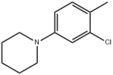 1-(3-Chloro-4-Methylphenyl)piperidine 구조식 이미지