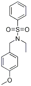 N-Ethyl-N-(4-methoxybenzyl)benzenesulfonamide 구조식 이미지