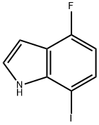 1H-Indole, 4-fluoro-7-iodo- Structure